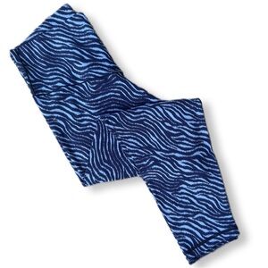 Aerie Blue Zebra Print Leggings